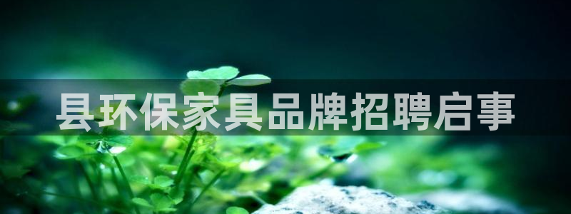 杏耀平台开户：县环保家具品牌招聘启事
